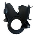 Capa Correia Dentada Vw Gol Fox Inferior C Detalhe  Preto