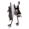 Suporte Pedaleira Freio Embreagem Gm Corsa Classic 2000 2005 Prata
