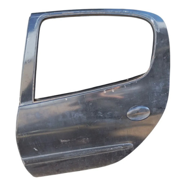 Porta Traseira Esquerda Preto Peugeot 206 Sw 2005 2008 Traseira Esquerda Preto