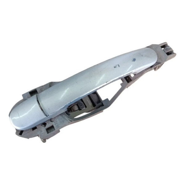 Maçaneta Externa Traseiro Esquerda Vw Polo 2003 2014 Prata Traseira