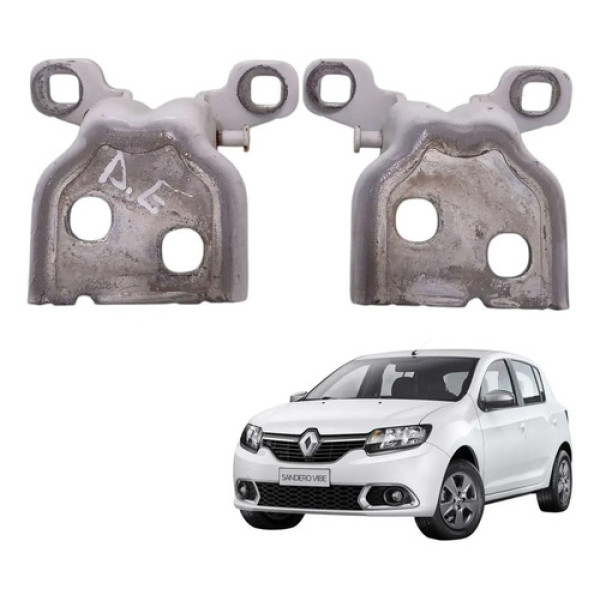 Dobradiça Porta Dianteira Esquerda Renault Sandero 2010 2013