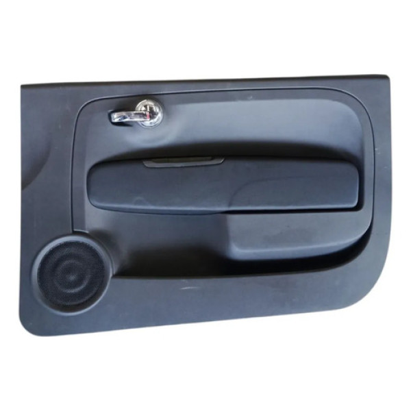 Forro Porta Diário Fiat 500 2012 2016 2 Portas Cinza