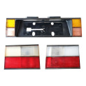 Jogo Lanterna Arteb Tampa Traseira Vw Santana 1991 1997 Ambos Lados Vermelho, Branco (transparente) E Âmbar