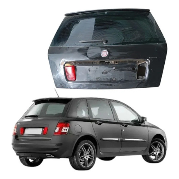 Tampa Porta Mala Fiat Stilo 2006 2011 Preto