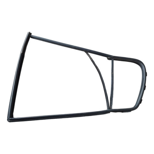 Guarnição Borracha Porta Traseira Direita Vw Fox 08 A 11 Preto