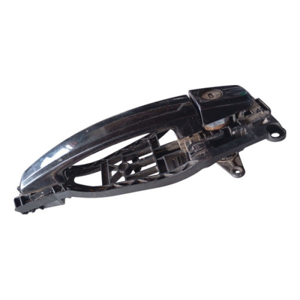 Maçaneta Externa Dianteira Esquerda Gm Vectra 2006 2010 Preto Dianteira