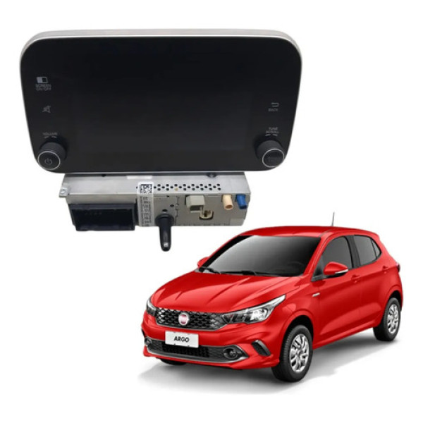 Kit Radio Multimídia Fiat Argo Cronos 2018 2023