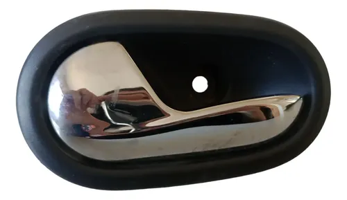 Maçaneta Interna Esquerda Renault Sandero Logan 15/19 Preto/cromado Dianteira