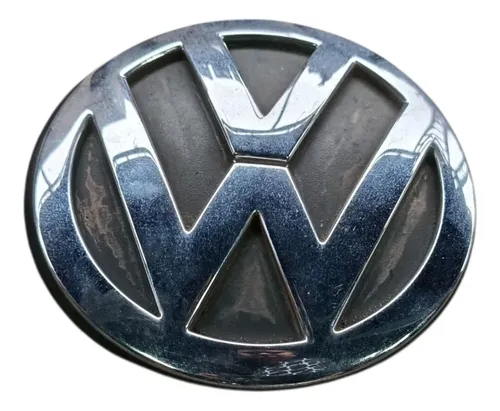 Emblema Tampa Traseira Vw Gol 1999 2007 Prata