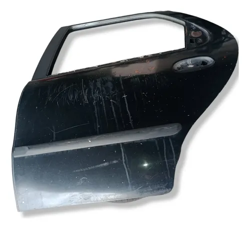 Porta Traseira Esquerda Fiat Siena Palio 4p 1997 A 2001 Traseira Esquerdo Preto
