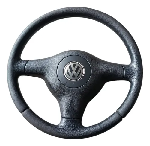 Volante Direção Vw Golf Bora Polo 1999 2010 Preto