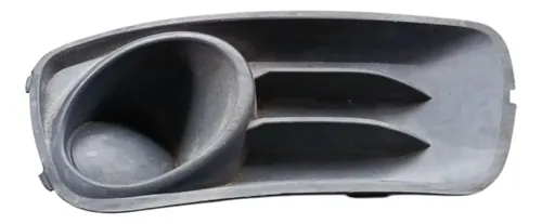 Moldura Farol Milha Direita Fiat Palio Siena 2010 2015 Preto Direito