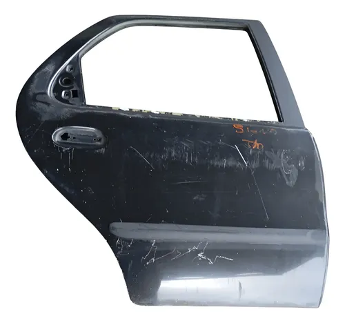 Porta Traseira Direita Fiat Siena Palio 2004 Traseira Direita Preto