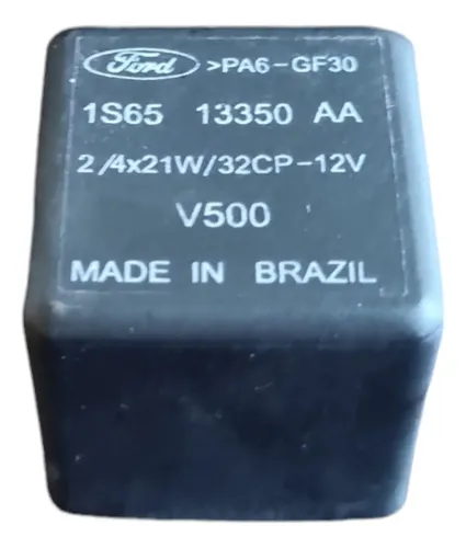 Rele Pisca Alerta Ford Courier Ecosport Fiesta Ka Preto