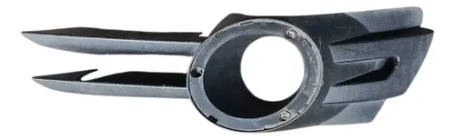 Moldura Farol Grade Milha Direito Vw Golf 2008 2014 Preto Direito