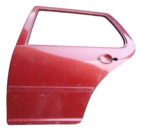 Porta Traseira Esquerda Vw Golf Sportline Sapão 1999 2013 Traseira Esquerdo Vermelho
