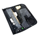 Forro Porta Dianteira Esquerda Chevrolet Captiva 2008 A 2014 Prateado