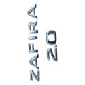 Emblema Letreiro Tampa Traseira Chevrolet Zafira 2003 A 2010 Prata
