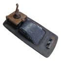 Maçaneta Externa Traseira Esquerda Opala Caravan 1972 1992 Preto Dianteira/traseira