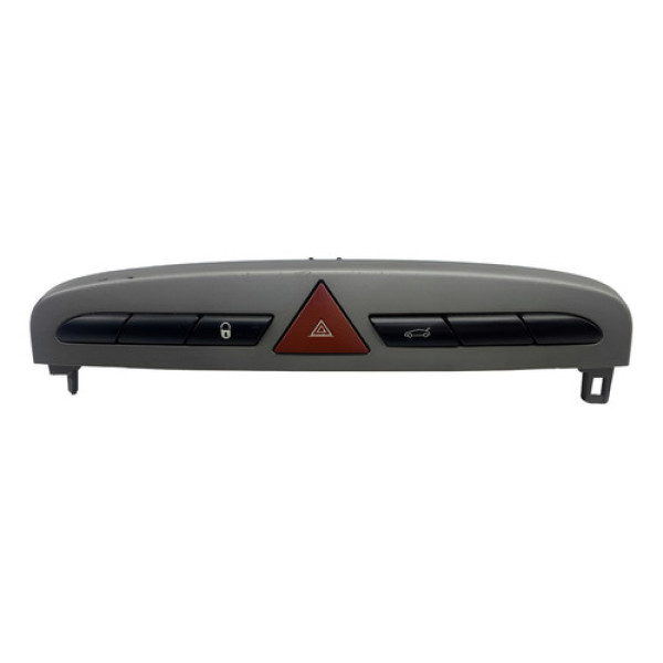 Botão Pisca Alerta Trava Off Peugeot 408 308 706380 Cx344 Cinza Claro