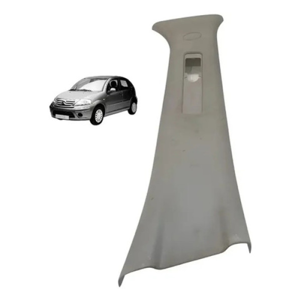 Acabamento Coluna Central Direita Citroen C3 2005 9648885277