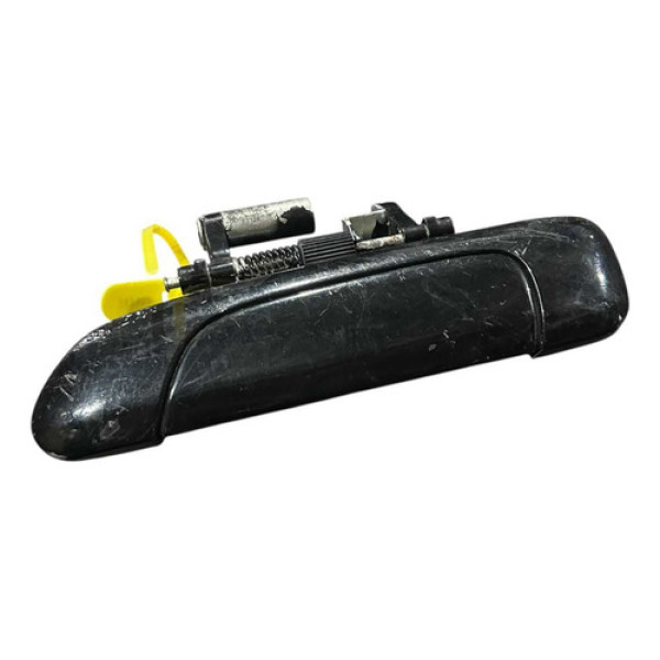 Macaneta Externa Traseira Esquerda Honda Fit 2003 A 2008 Preto Traseira