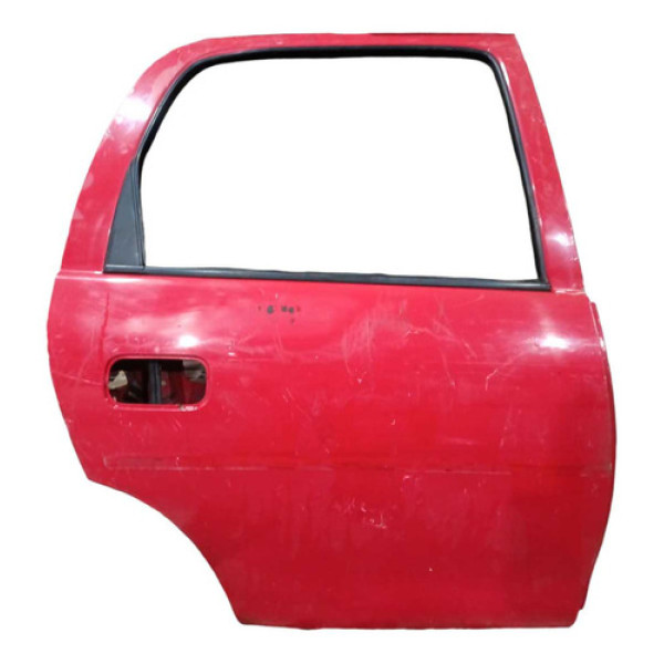 Porta Traseira Direita Chevrolet Corsa 1999 2000 A 2012 Traseira Direito Vermelho