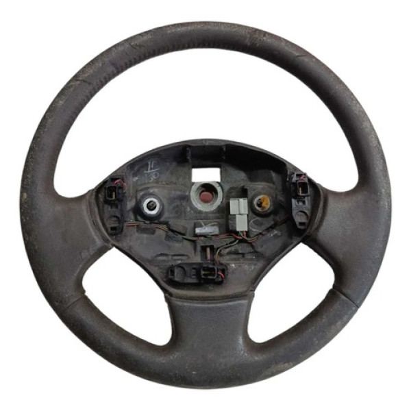 Volante Direção Renault Scenic 2001 A 2010 Com Marcas Preto