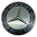 Calota Central Roda Mercedes Benz 2015/2018 Cx395 Cinza Claro