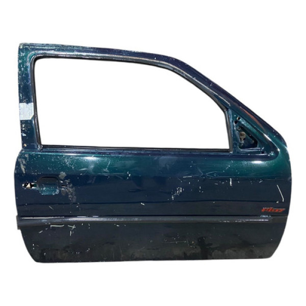 Porta Direita Volkswagen Gol Bola 2 Portas 1998 C/detalhe Dianteira Direita Verde