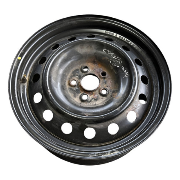 Roda Ferro Aro 16 Toyota Corolla 2014 2015 2016 2017 2018 Preto