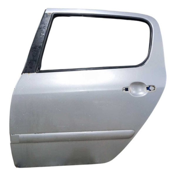 Porta Traseira Esquerda Peugeot 307 2001 A 2012  Traseira Esquerda Prata