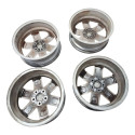 Jogo Rodas Chevrolet Captiva Aro 17 5x114 5 Furos Prateado