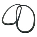 Borracha Carrocera Porta Dianteira Esquerda Prisma 2016 Preto