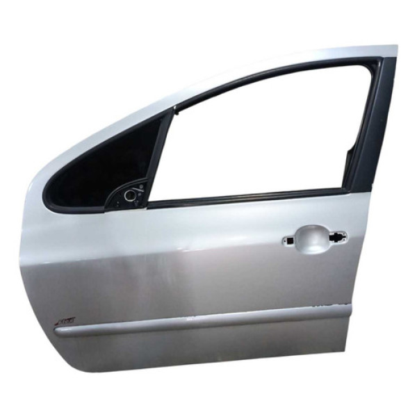 Porta Dianteira Esquerda Peugeot 307 2007 2008 A 2013 Dianteira Esquerda Prata