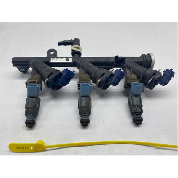 Flauta Combustivel C/ Bico Injetor Ford Ka 1.0 2020 Cx246