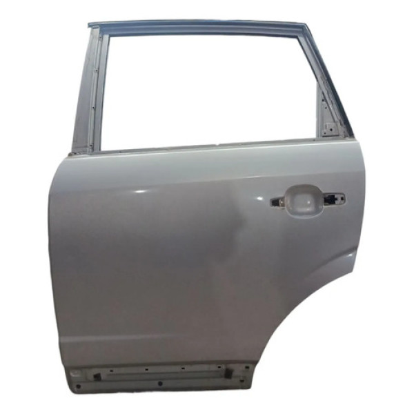 Porta Traseira Esquerda Chevrolet Captiva 2008 A 2015 Prateado
