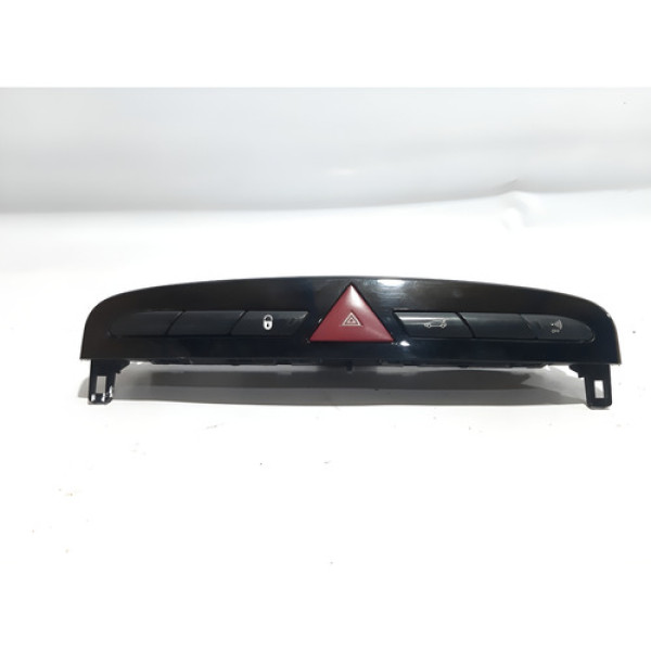 Interruptor Botão Pisca Alerta Peugeot 408 2017 Cx92 Preto