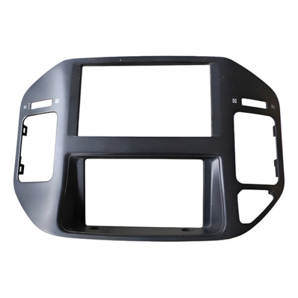 Moldura Painel Central Mitsubishi Pajero Full 2001 A 2007 Preto