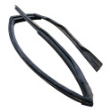 Borracha Canaleta Porta Traseira Esquerda Captiva 2008 2015 Preto