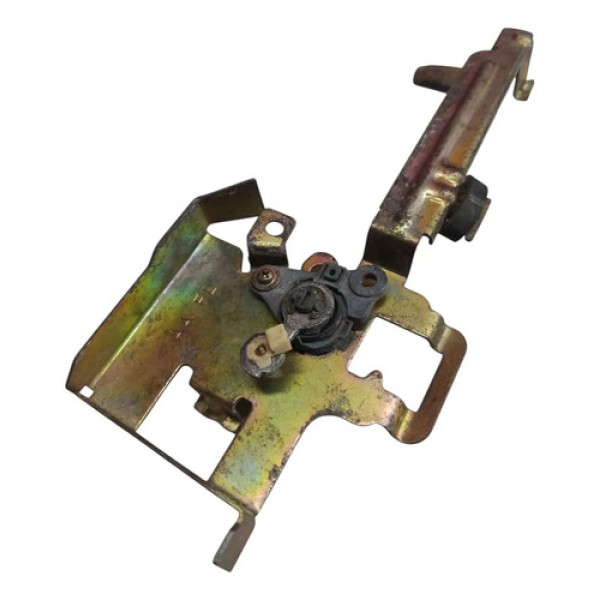 Suporte Maçaneta Externa Dianteira Esquerda Fit 2003 A 2008 Dourado Dianteira