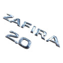 Emblema Letreiro Tampa Traseira Chevrolet Zafira 2003 A 2010 Prata