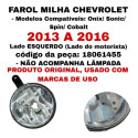 Farol Milha Esquerdo Spin Cobalt 2013 2014 2015 2016