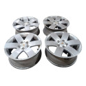 Jogo Rodas Chevrolet Captiva Aro 17 5x114 5 Furos Prateado
