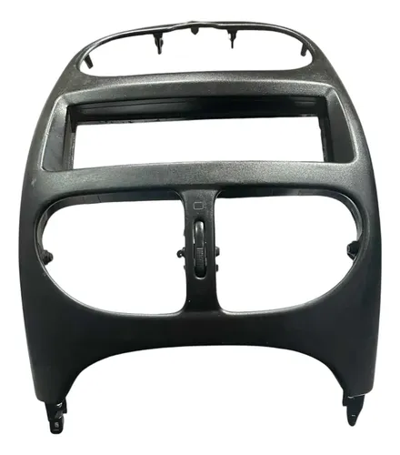 Moldura Central Painel Peugeot 206 2004 2005 2006 Preto
