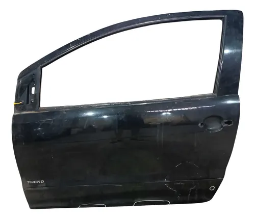 Porta Dianteira Esquerda Vw Fox 2011 2014 2portas C/detalhe Dianteira Esquerdo Preto