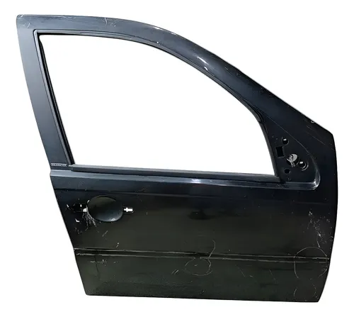 Porta Dianteira Direita Palio Atractive 2008 C/detalhe Dianteira Direito Preto