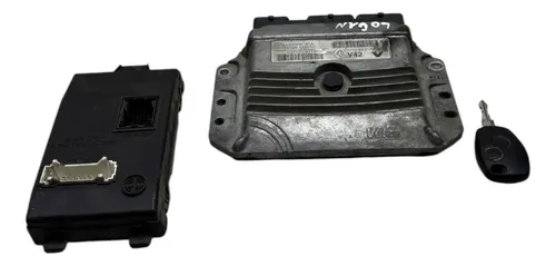 Kit Code Módulo Injeção Logan Sandero 1.6 8v 2012 Com Abs