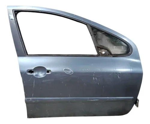 Porta Dianteira Direita Peugeot 307 2001 A 2012 C/detalhe Dianteira Direito Azul