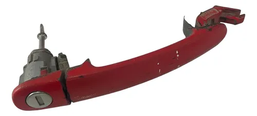 Maçaneta Dianteira Esquerda Vw Gol G5 2009 2013 Vermelho Dianteira